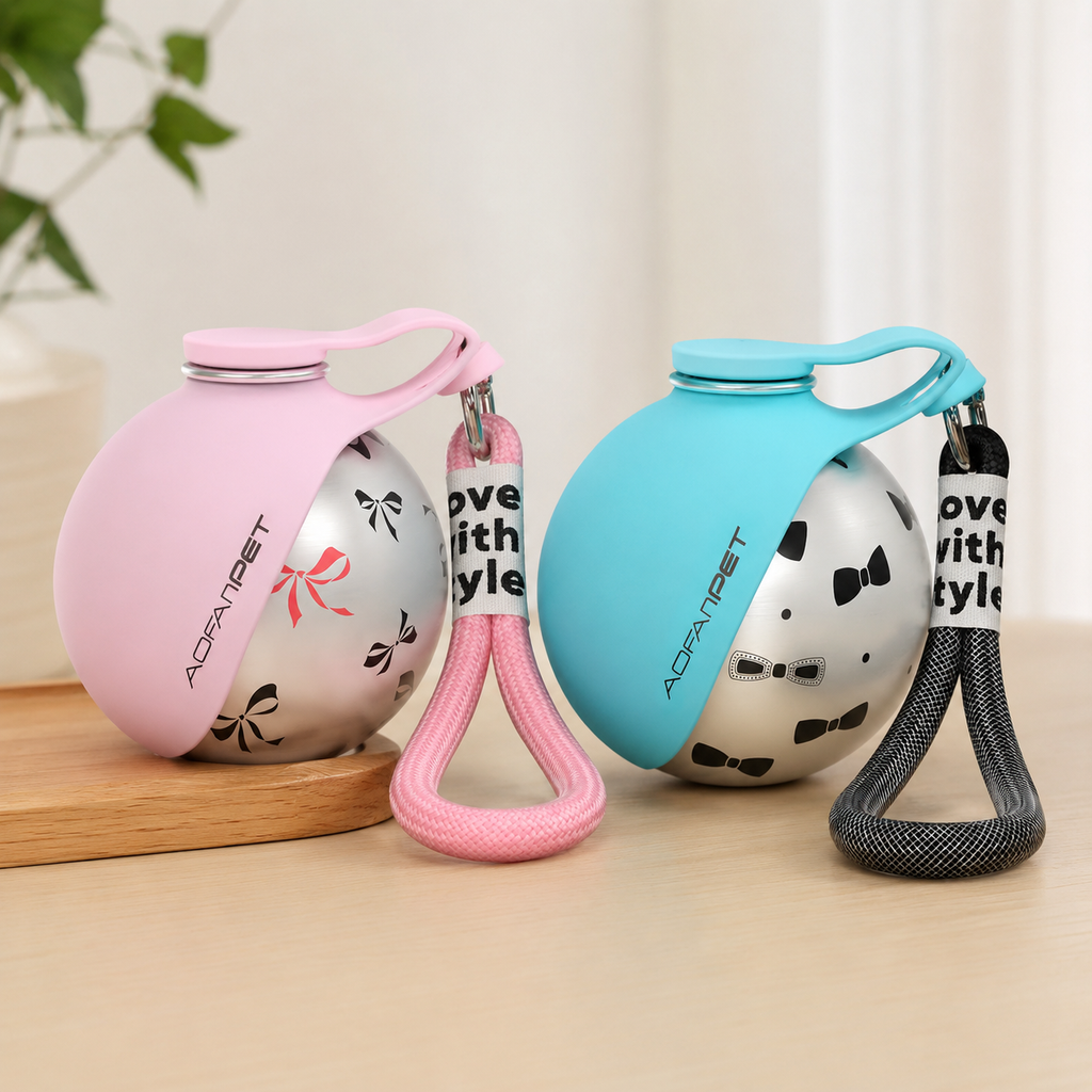 Portable pet water bottle
